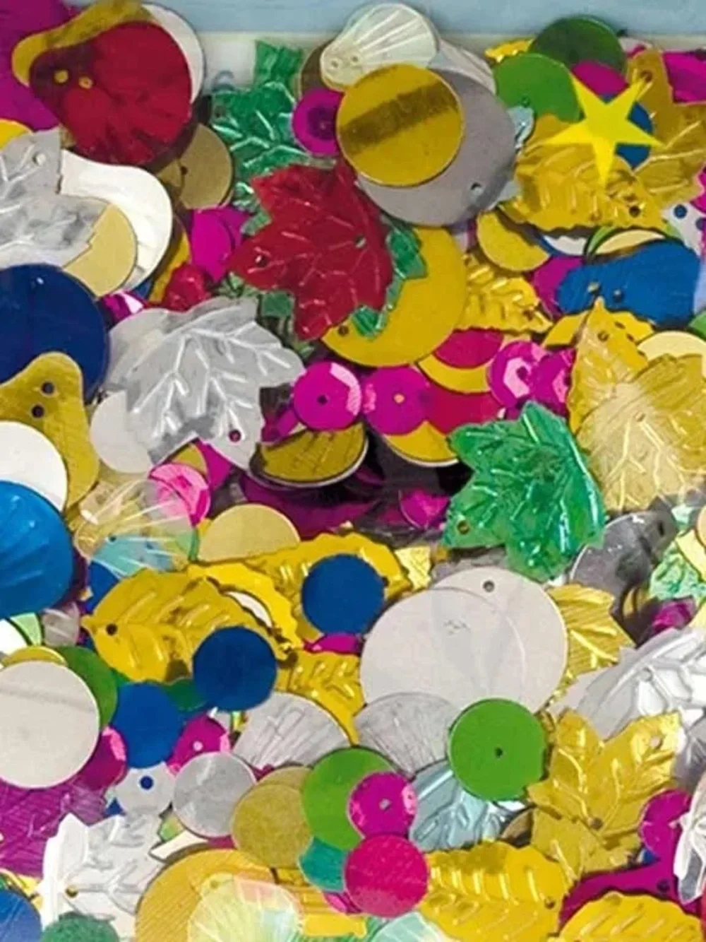 Colorful Mixed Shapes Party Confetti - Multicolor